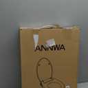 Bidet Seat for Elongated Toilet Seat Non-Electric Soft Close with Quick Release Hinges for Easy Clean Dual Nozzle Front and Rear Wash(PG303A)