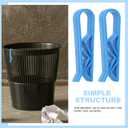 2 x Cabilock Trash Bag Clips for Trash can 50 Pcs Plastic Garbage Bag Fixing Clips Anti-Slip Clamps for Kitchen Bathroom Office Use 2.16X0.59X0.39In