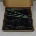 Black Roses Artificial Flowers, 30pcs Glitter Roses Artificial Roses with Stems for Crafts Wedding Bouquet Party Home Decor(Black)