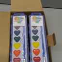 ARTLYMERS 24 Pack Water Color Paint Sets for Kids, 8 Colors Heart Watercolor Paint Set with Paintbrush Washable, Valentines Gifts Art Supplies for Preschool Classroom Party Favor Prizes Exchange