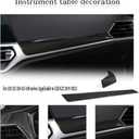 JSWAN Carbon Fiber Center Console Dashboard Panel Trim Cover for BMW 3 4 Series G20 G22 G21 G82 G42 330i 325i 430i 425i 225i M4 (LHD) Dashboard Lid Stripe Cover (2pcs Carbon Fiber)