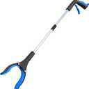 Grabber Reacher Tool - Foldable Gripper and Reaching Tool - Heavy Duty Pick Up Stick Grabbers for Seniors, Trash, Surgery Recovery Must Haves Gifts, 32 Picker Upper Grabber (Blue)