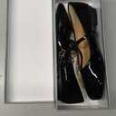 C.Paravano Mary Jane | Flats for Women | Ballet Flats | Mary Janes Shoes for Women | Square Toe Flats (Size 7, Black)
