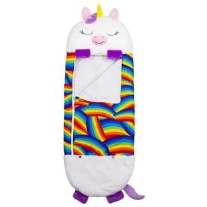 Happy Nappers Pillow & Sleepy Sack Medium White Unicorn