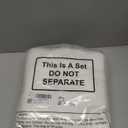 Preboun 24 Pcs Fringe Napkins Bulk Cloth Cotton Soft 17 x 17 Inch Rustic Reusable Washable Festive Square Table Napkins with Fringe for Parties Wedding Restaurant Table Accessory(White)