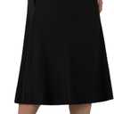 ANIVIVO Women's Midi Length Skorts Skirts with Pockets Modest Skirts 28" Long Knee Length Athletic Skorts L