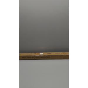 Matte Black Curtain Rods for Windows 48 to 86 Inch, 1-Inch Adjustable Drapery Rods with Aluminum End Cap and Brackets for Room Divider, Bedroom, Living room, Kitchen, Bathroom Etc