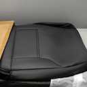 FLORICH Front Car Seat Covers, Luxury Waterproof Faux Leather Seat Covers Cushion, Black Car Seat Cover Protectors Universal Fit for Most 5 Seats Vehicles - Black