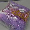 Purple Dress Princess Costume Girls Dress Up for Birthday Party Christmas Theme Outfit Accessory (9-10 Years)