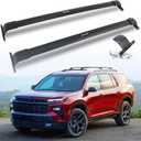 260lbs Roof Rack Cross Bars Fit for 2022-2026 Chevrolet Traverse, Easy Install & Disassemble Roof Rail Crossbars, All Aluminum Rooftop Accessories for Bike Kayak Skis Cargo Canoe