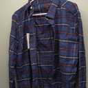UNTUCKit Flannel Long Sleeve Parent (X-Large, Dark Blue)