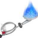 LLAMA VIVA Portable High Pressure Propane Gas Stove with Adjustable Regulator, Heavy Duty Cast Iron Burner for Outdoor Cooking, Brewing, and Backyard BBQ(200, 000 BTU)