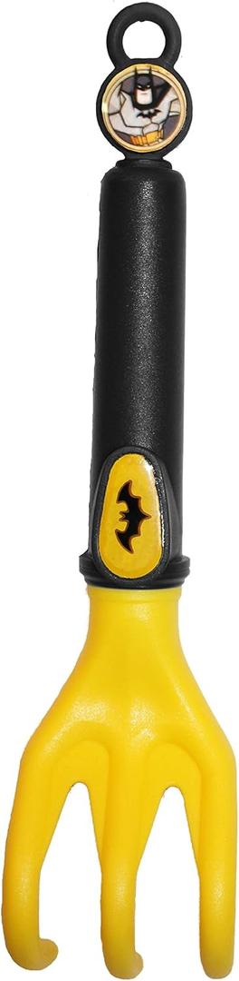 Midwest Quality Gloves SFB411K-K-AZ-6 Super Friends Batman Garden Cultivator Fork, Toddler, Yellow/Black