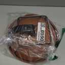 Bird Bath Deck Mounted 12 Inches, Deck Adjustable Steel Clamp 3.5 Inches, Balcony Railing Birdbaths Unheated (Brown)