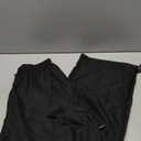 Baggy Parachute Pants for Womens Wide Leg Cargo Pants Y2k with Pockets Boyfriend Harajuku Streetwear Goth (Small, Black)