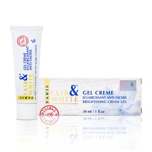 FAIR & WHITE Original Skin Brightening Gel Cream - 30ml / 1floz - For Neck, Face, Armpit, Elbows, Private Areas, Brightening Gel for Uneven Skin Tone