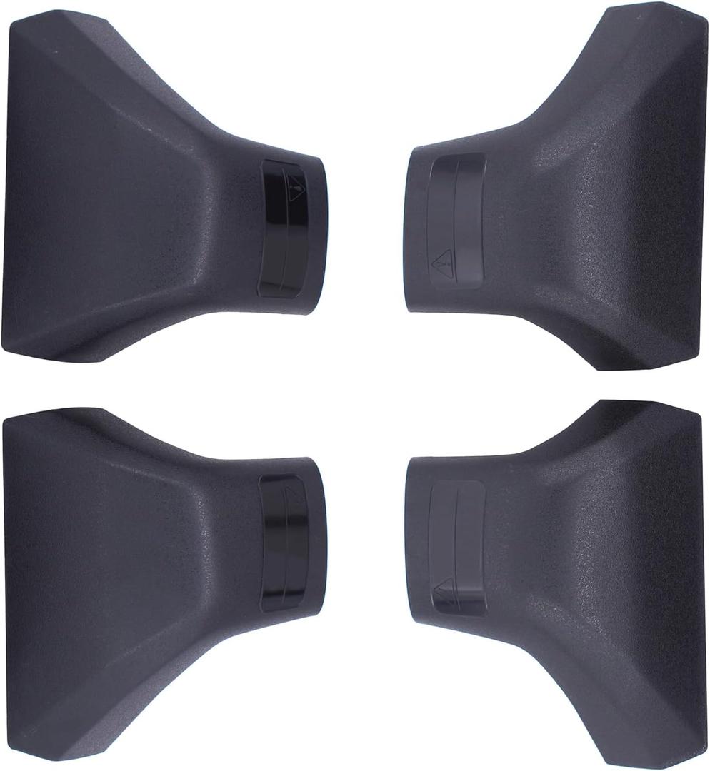 ApplianPar 4Pcs Front Left and Rear Right Roof Rack Cover for Highlander 2020-2023