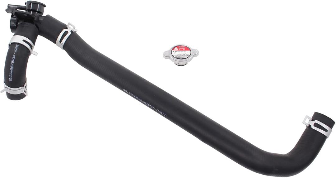 MOTOKU Engine Upper Radiator Coolant Hose Filler Neck and Water Outlet Flange Cap Assembly for Nissan Altima 2007-2013