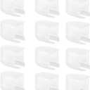 Yoseng 12 pcs Ink Blending Brushes Protection Cap,Toothbrush Type Ink Mixing Brush Cover (Suitable for Width 0.85 to 0.86 inch Brush Head)