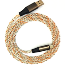 Generic RGB Glowing USB C Cable up to 6A/66W Fast Charging, Gradual LED, USB C to A, Durable & sync, for Android Phone, Speaker and More USB Device, 3.2ft (1.0m)