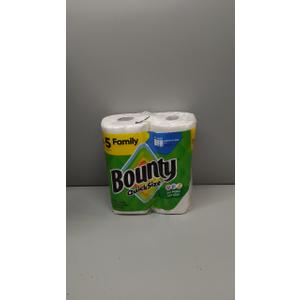 Bounty Quick-Size Paper Towels, White, Family Triple Rolls = 16 Regular Rolls