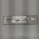 JOYOZY Band Compatible with Apple Watch 46mm, Bling Strap with Glitter Case Built-in Screen Protector, Interchangeable Charms Dressy Bracelet for Women (46MM for Series 10/11, Silver)