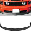 KUAFU 3Pcs Front Bumper Lip Compatible with 2005-2009 Ford Mustang V8 GT 2-Door Spoiler Splitter Valance Chin Air Dam Body Kit -Matte Black