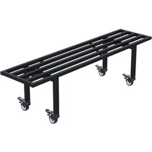 Zhongma One Tier Metal Plant Stand with Wheels L35.43 easy assembly
35.43 L x 8.66 W x 10.3 H, Heavy Duty, For Home, Window, Garden, Plant Lovers, Display Stand