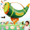 Outdoor Discovery Animal Caller for Kids Toddlers, Hunting Toys with 2 Modes & 30 Realistic Animal Sounds, Toys with 8" Horn and 5-Level Lights, Early Learning for Boys Girls 