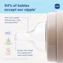 MAM 11oz Active Natural Flow Active Anti-Colic Baby Bottle, 4+ Mths, 4 Pack