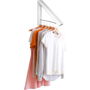 InstaHanger Retractable Laundry Room Rack, ABS Plastic, Steel Rod, 1 Pack
Wall mounted laundry drying rack folds flat for space-saving storage in laundry rooms, closets, apartments and rvs