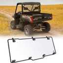 KEMIMOTO Hard Coated Rear Window, Pre-installed Back Windshield Compatible with Polaris Ranger XP 1000/Crew 2017-2025, Polaris Ranger 1000/Crew 2020-2025, Ranger XP 900/Crew 2013-2019