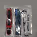 6 PACK No Gap Bands Only Compatible with Samsung Galaxy Watch 7/6/5/4 Band 40mm 44m/Watch 6 Classic 43mm 47mm/Galaxy Watch 5 Pro 45mm/4 Classic 42mm 46mm, 20mm Soft Silicone Sport Bands for Women Men (Large, Black Blue/Red Black/Rock Green Black/Black Black/Navy Blue White/White Black)