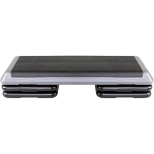 The Original STEP Exercise Step Platform, Health Club Size Stepper for Exercise at Home with 4 Stackable Risers for Height Adjustments, No Dvd