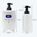 Hot Lather Machine for Shaving Professional Lather Maker for Men Face Shaving with 2 * 500ml Foam Bottle Large Capacity Shaving Foam Machine Warmer for Home Salon Barber Shop33