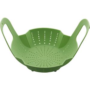 Steamer Basket, Silicone (Compatible with 6-quart and 8-quart cookers, Green)