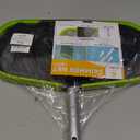 EcoNour Large 17.5" Swimming Pool Net | Heavy Duty Pool Leaf Catcher for Pool Cleaning | Reinforced Double Layer Leaf Green Skimmer Net for in and Above Ground Pools | Leaf Rake Net for Pond
