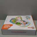 UMIKU Baby Gym Play Mats Baby Tummy Time Mat Musical Activity Center for Newborn Infant Piano Babies Play Mat Music & Light Newborn Infant Gifts for Babies 0-3 6 9 12 Months Dinosaur Style (Green)