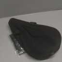 Zacro Bike Seat Cushion - Gel Padded Bike Seat Cover for Men Women Comfort, Extra Soft Exercise Bicycle Seat Compatible with Peloton, Outdoor & Indoor Bike Saddles (Black)