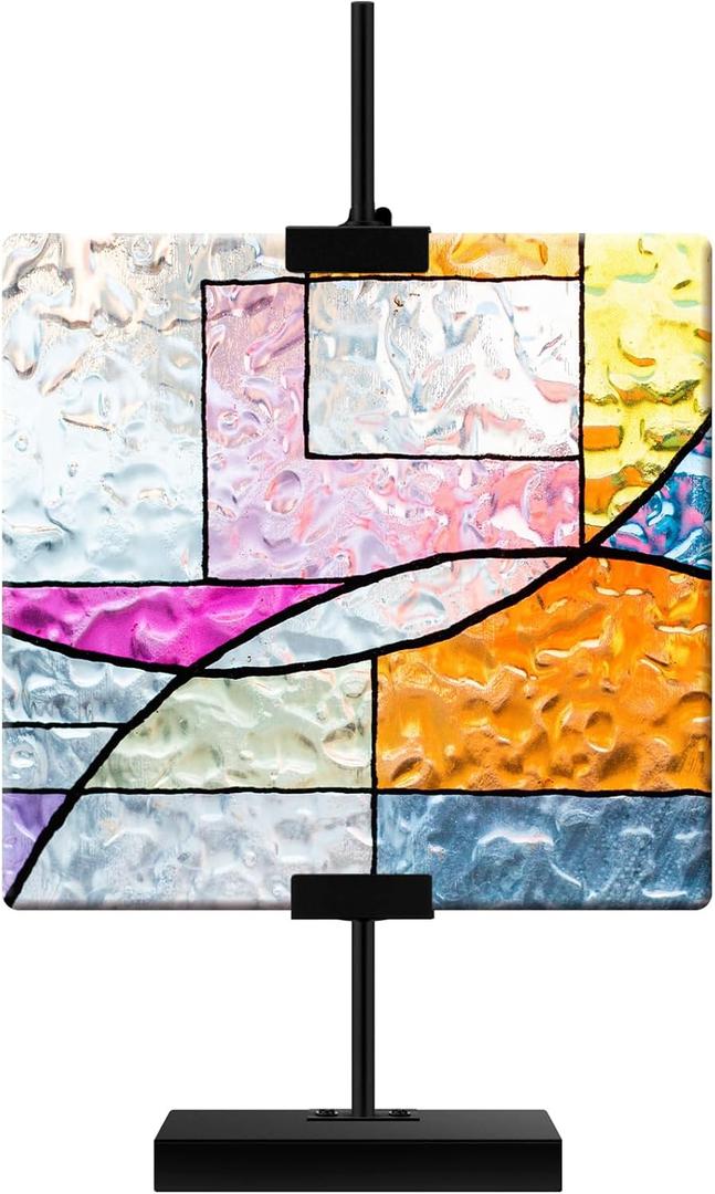 DTK Easel Stand,Adjustable Tabletop Easel for Picture Frame up to 24.8" H,Poster Display Stand for Signs,Art or Picture,Metal Display Stand for Home,Events or Shop,Height Adjustable Art Easel(Black)