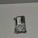 for iPhone 15 Pro Case with Card Holder and Strap for Women,Crossbody Lanyard, Make Up Mirror,Ring Stand,Snap Clasp,Cute Phone Wallet Cases 6.1 inch - Black