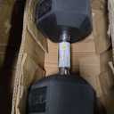 CAP Barbell 50 LB Coated Hex Dumbbell Weight