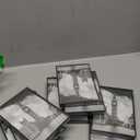 GOmaize Front Loading Black Picture Frame 4x6 Set of 10 Wall and Table Mounting