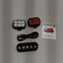 Bike Lights for Night Riding, USB Rechargeable Bike Lights Front and Back, Waterproof IP65 Bicycle Light, 4+6 Modes Bike Headlight and Tail Light Set,1.5 Hrs Fast Charging, Easy to Install