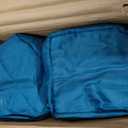 LET'S CAMP Camping Chair 2 Pack Folding Chair with 4-Can Cooler Bag Portable Lawn Chair with Cup Holder,Storage Pocket, Supports 250LBS, Collapsible Chair for Camp, Beach, Picnic (Blue)