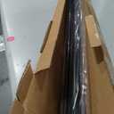 Ivilon Drapery Window Curtain Rod - End Cap Style Design 1 Inch Pole. 72 to 144 Inch Color Black
