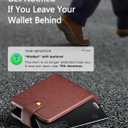 Ultra-Thin Wallet Tracker Card 0.07in 1 Pack Apple MFi Certified - Credit Card Size Tracker Tag Works with Apple Find My IP68 Waterproof Rechargeable Item Locator for Keys, Bags, Passport (iOS Only)