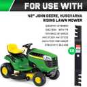 Grasscool S100 42 inch Mower Mulching Blades Replace John D-eere GY20850 for D130 D105 D110 D100 D125 E100 LA125 LA115 LA105 42'' Deck Lawn Tractor Riding GX22151