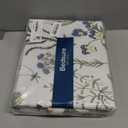Bedsure Duvet Cover Twin Size - 100% Cotton Reversible Floral Twin Duvet Cover Set with Zipper Closure, 2 Pieces Soft & Breathable PureWoven Bedding Set with 1 Pillow Sham 20"x26"