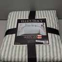 Ellen Tracy Quilt - Green/White, Queen